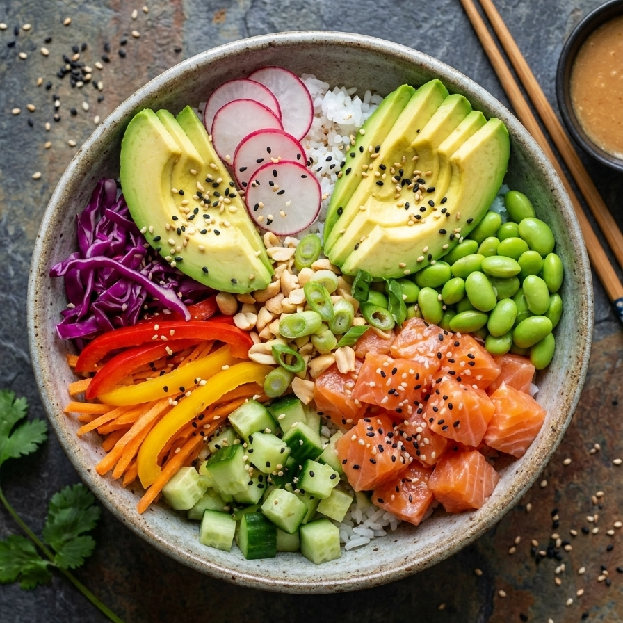 Poké Bowl Lachs 500g